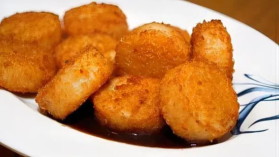 9. Fried Scallops