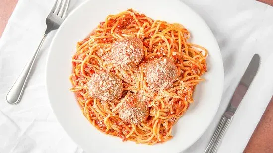 Spaghetti With Meatball Can Of Soda