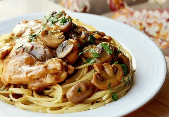 Chicken Marsala Pasta - Pasta