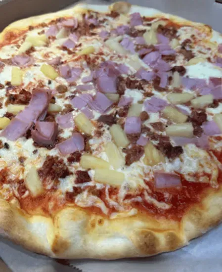 Hawaiian White Pizza - Large 16''