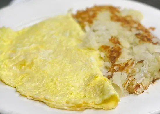 Cheese Three Egg Omelette Breakfast