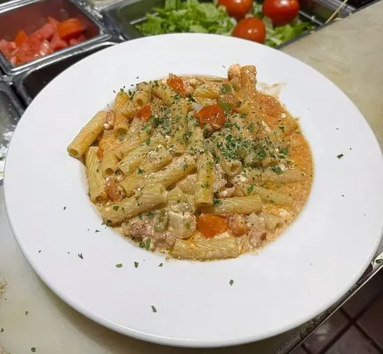 Pasta with Baked Feta and Tomato