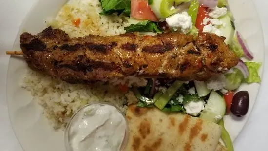 Pork Souvlaki Platter