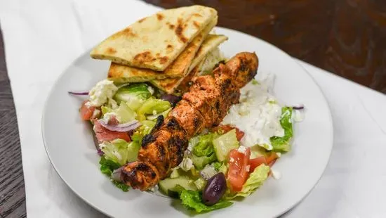 Chicken Souvlaki Platter