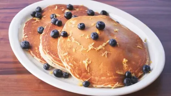 One Lemon Blueberry Pancake