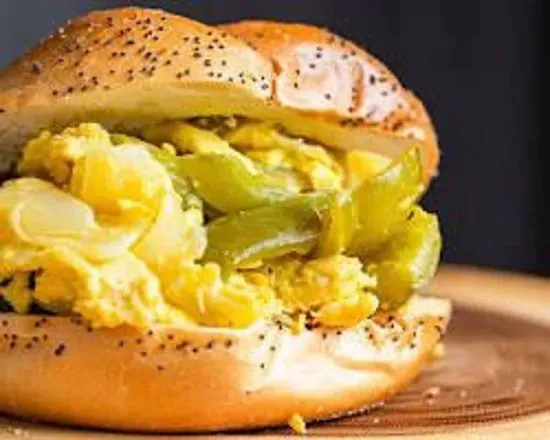 Pepper, Egg & Cheese Sandwich