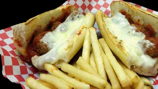 Meatball Parmigiana Sub