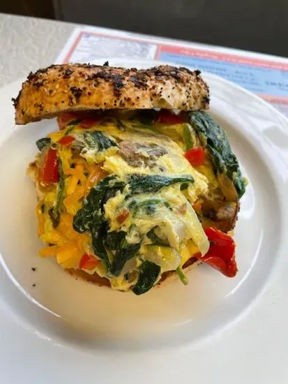 Veggie Breakfast Bagel