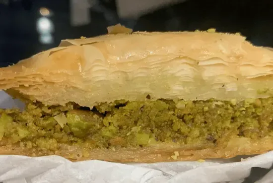 Greek cut VEGAN Pistachio Baklavas 