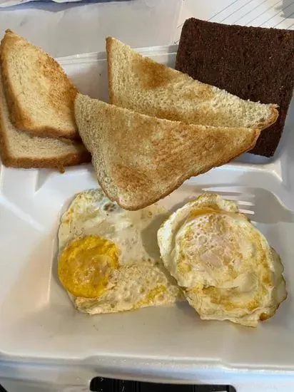 2 Eggs w/Meat