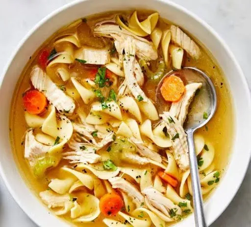 Chicken Noodle Veggies Soup 