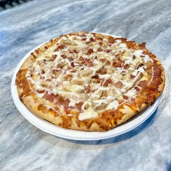 Chicken Bacon Ranch Pizza