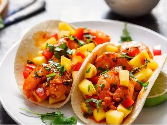 Grilled Shrimp Tacos with Mango Salsa