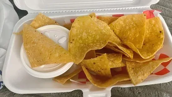 Chips and Homemade Queso