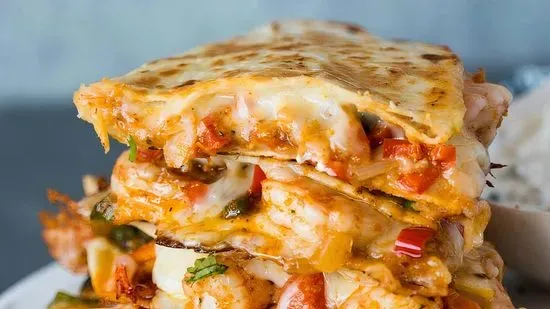 Crispy Shrimp Quesadilla