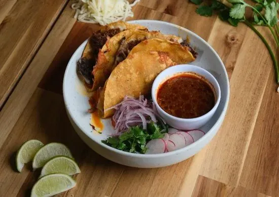 BIRRIA QUESO TACOS