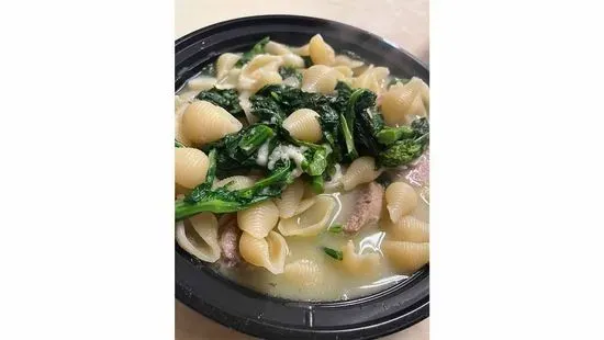 Shells With Sausage And Broccoli Rabe