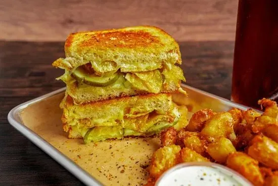 Afternoon Dill-Light Grilled Cheese