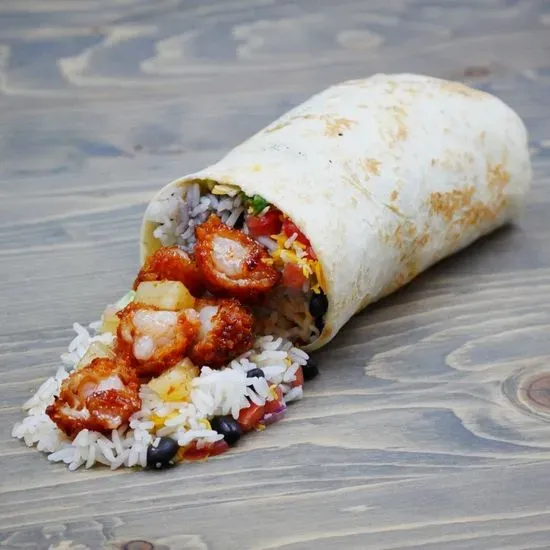 Coconut Shrimp Burrito (Truck Style)