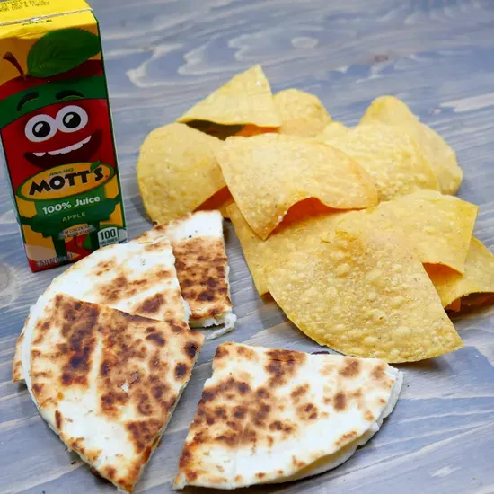 Kids Quesadilla with Chips & Juice