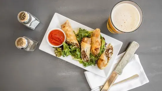 Cheesesteak Spring Rolls