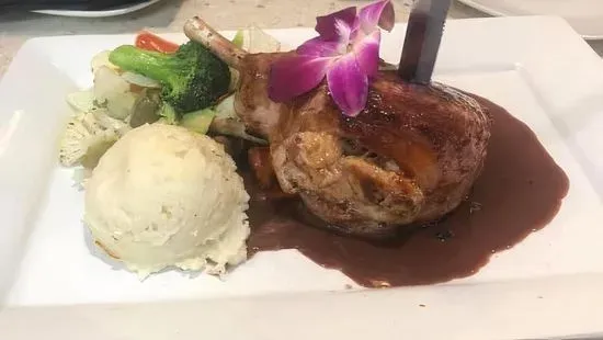 Stuffed Pork Chop Entree