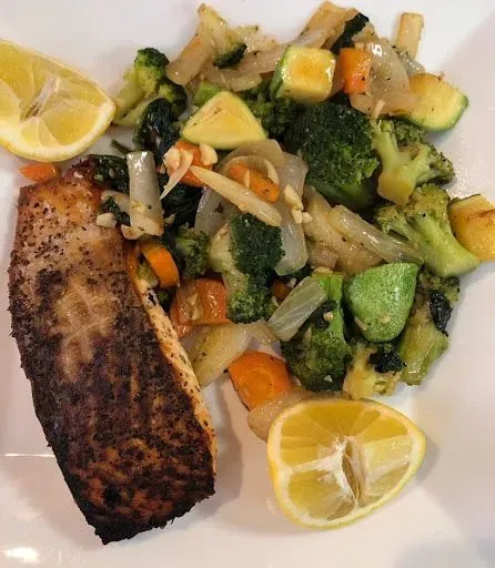 Grilled Herb Salmon