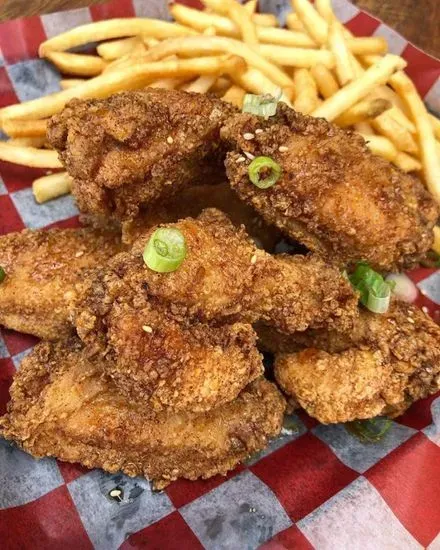 Chicken Wings + Fries