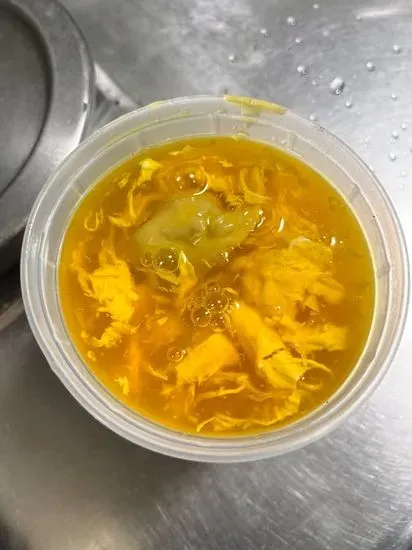 Wonton egg drop soup