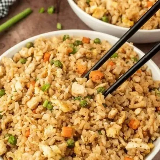 Chopped Lo Main Fried Rice with