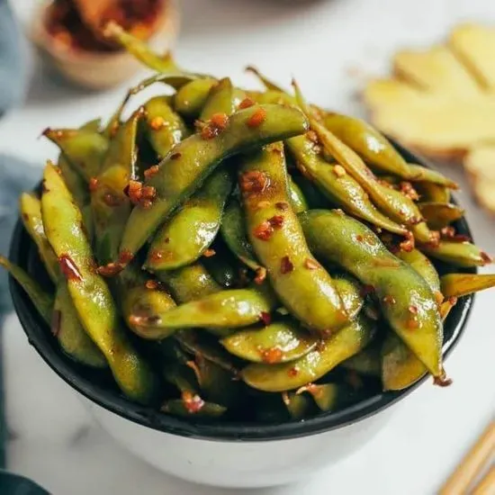 Chili Garlic Edamame