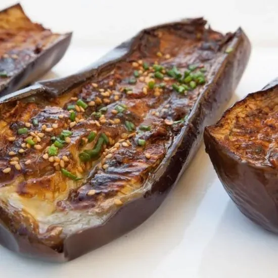 Broiled Sweet Miso-Glazed Eggplant