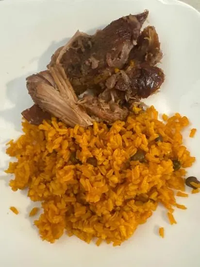 Pernil with Rice