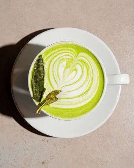 Brown Butter Matcha Latte