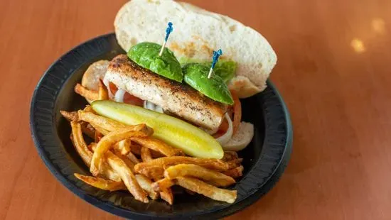 Blackened Mahi Mahi Sandwich