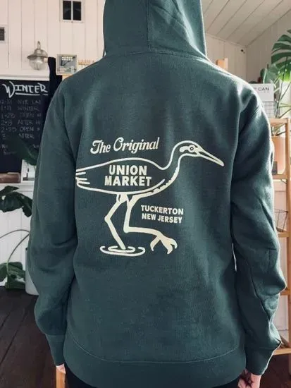 Green Egret Hoodie