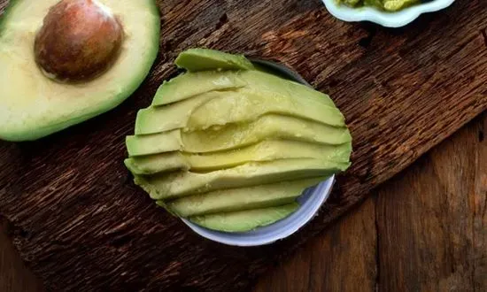 Sliced Half Avocado Side