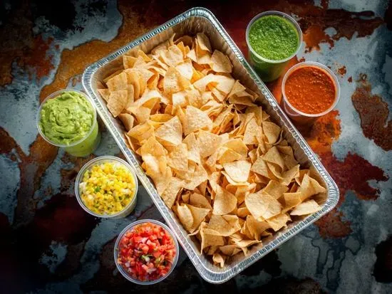 Chips Tray & Salsa Trio