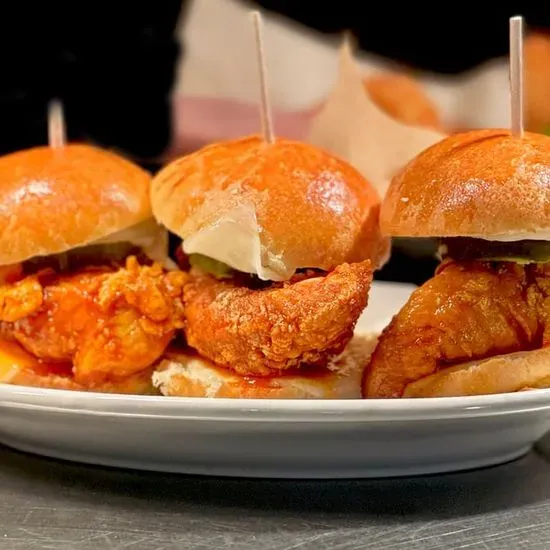 Buffalo Sliders and Fries