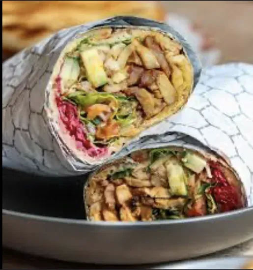 SHAWARMA WRAP (DF) W/ FRIES