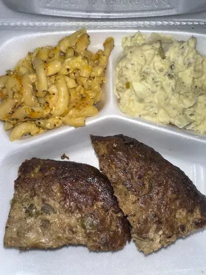 Smoked Meatloaf Plate