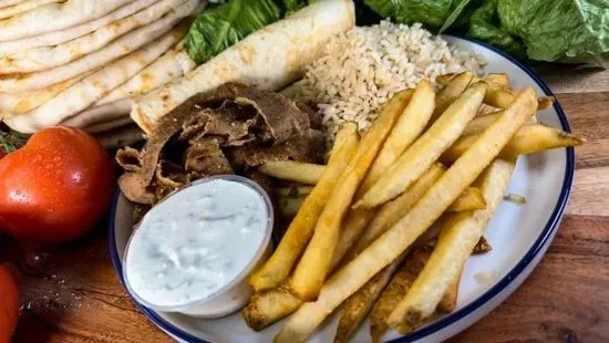 Beef & Lamb Gyro Platter