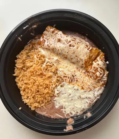 2. Enchilada / Rice & Beans