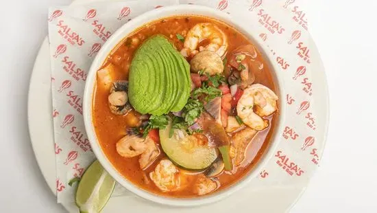 Caldo de Camaron o Pescado