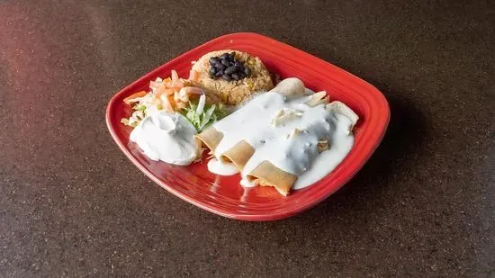 Chicken Enchiladas Plate