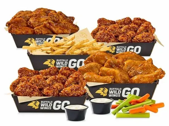 20 Boneless + 20 Traditional Wings & Fries