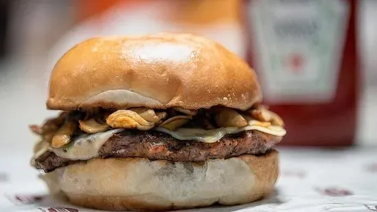 4.Mushroom Swiss Burger