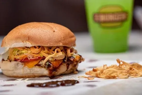 15.BBQ Chicken Burger