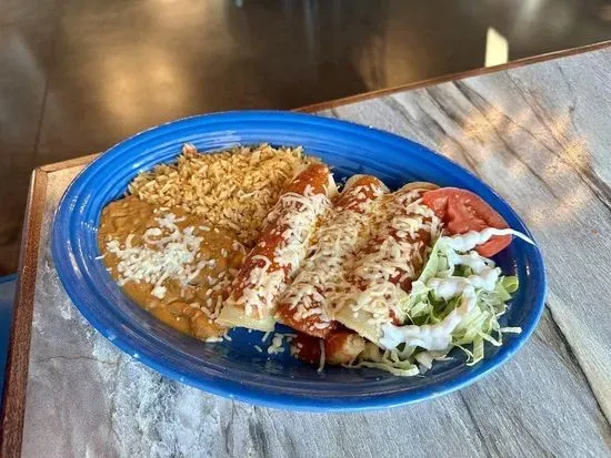 Las Enchiladas Rojas