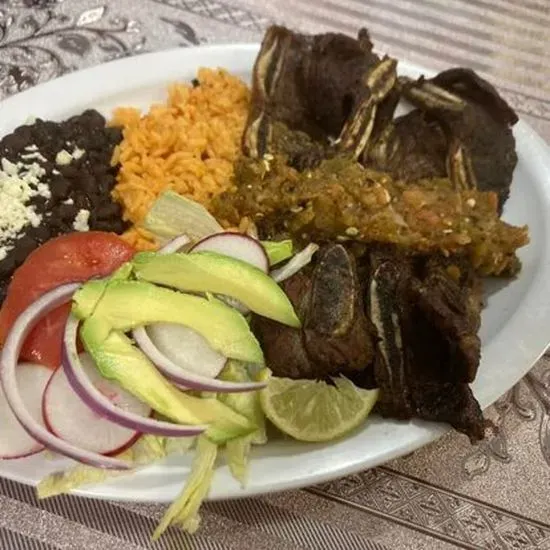 Carne Asada con Arroz y Frijol / Asada with Rice and Beans